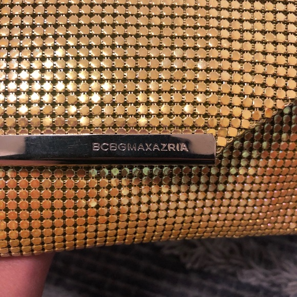 Bcbg Maxazria Shoulder Bag/clutch, yellow mesh - Picture 5 of 6